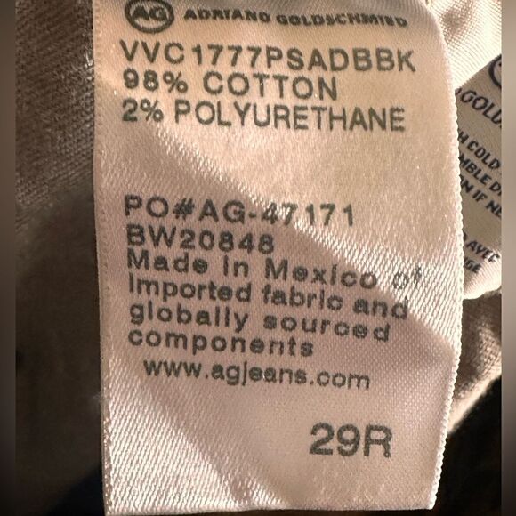 AG Adriano Goldschmied The Farrah Skinny Ankle High Rise Animal Print Size 29 📦 - Picture 10 of 11